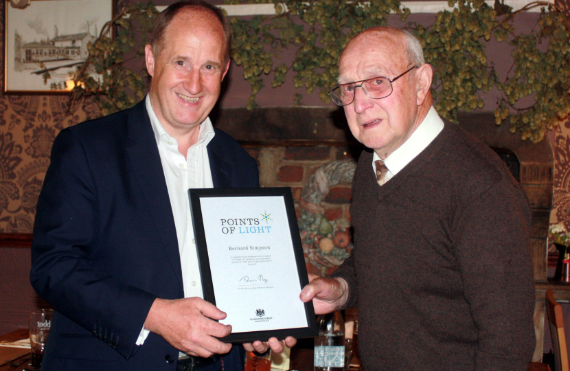 Kevin Hollinrake Point of Light Bernard Simpson 