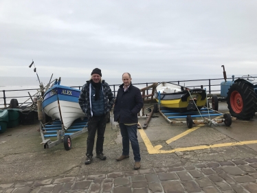 Kevin Hollinrake and Rex Harrison