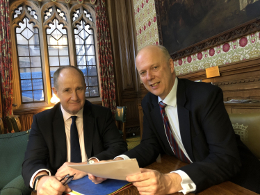 Chris Grayling A64 meeting