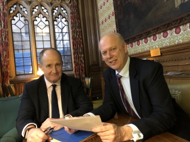 Chris Grayling A64 meeting