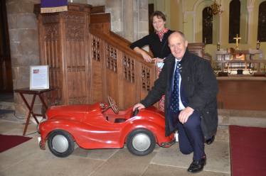Kev red car